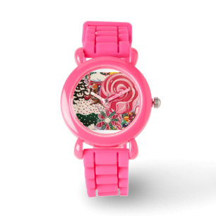 Peppermint Cupcake Chipmunk Armbanduhr