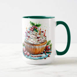 Peppermint Cupcakes Tasse