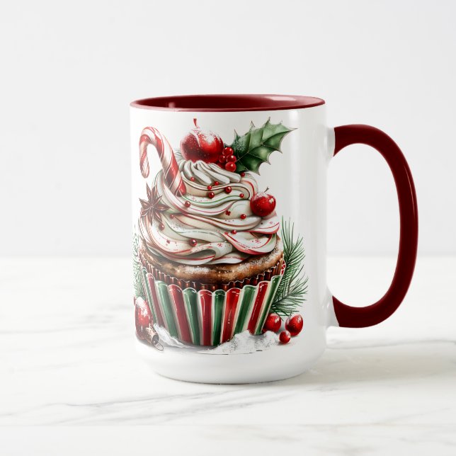 Peppermint Cupcakes Tasse (Rechts)