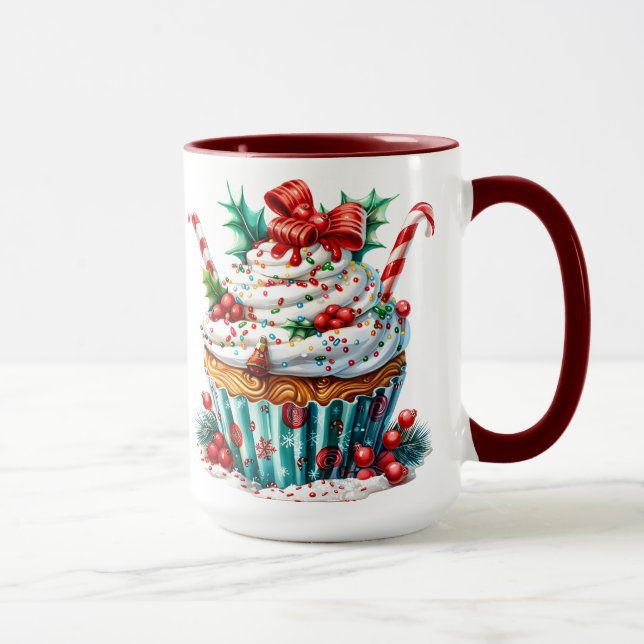 Peppermint Cupcakes Tasse (Rechts)