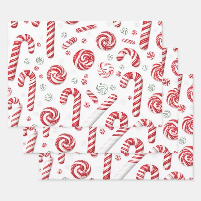 Peppermint Holidays Geschenkpapier Set (Set)