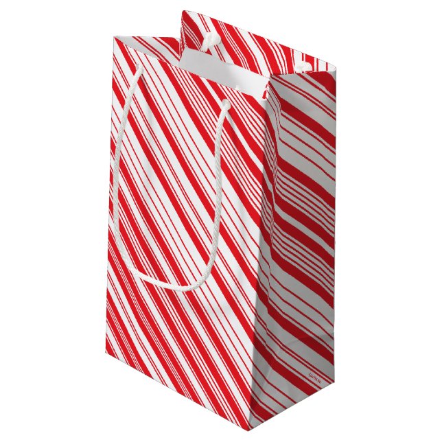Peppermint Kleine Geschenktasche Geschenktüte (Rückseite Schrägansicht)