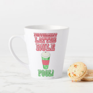 Peppermint Latte Funny Niedlicher Cartoon Slogan Milchtasse