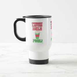 Peppermint Latte Funny Niedlicher Cartoon Slogan Reisebecher