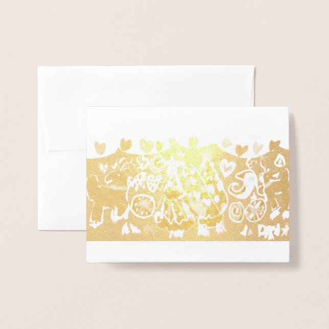 Peppermint latte Stil Weihnachten Postcard Magnet Folienkarte (Vorderseite mit Umschlag)