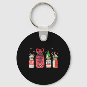 Peppermint Mocha Propofol Christmas Nurse Er Ed II Schlüsselanhänger