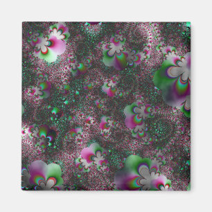 "Peppermint Paisley Fantasy" ~ Abstrakt Art Print Magnet
