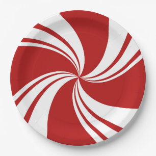 Peppermint-Papierplatte Pappteller