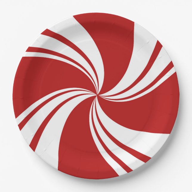 Peppermint-Papierplatte Pappteller (Vorderseite)
