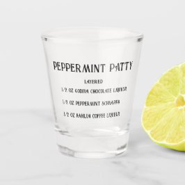 Peppermint-Patty-Neuheit Schnapsglas