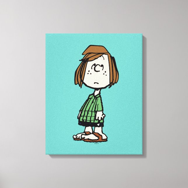 Peppermint Patty Rolling Eyes Leinwanddruck (Vorderseite)