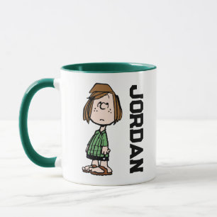 Peppermint Patty Rolling Eyes Name hinzufügen Tasse