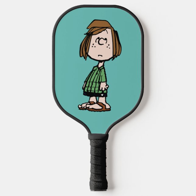 Peppermint Patty Rolling Eyes Pickleball Schläger (Vorderseite)