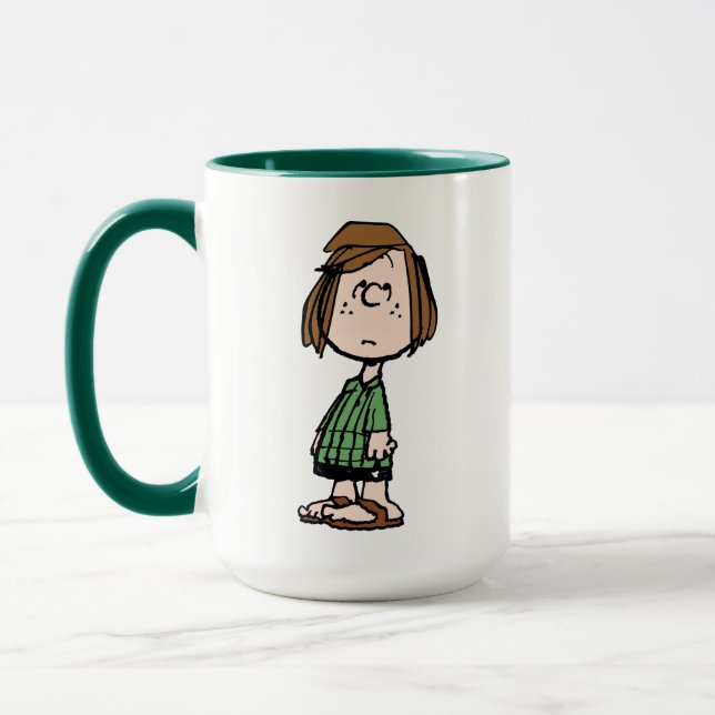 Peppermint Patty Rolling Eyes Tasse (Links)