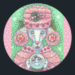 PEPPERMINT PINK POODLE, CHRISTMAS DOG STICKERS RUN<br><div class="desc">HÜBSCH IN PEPPERMINT PINK,  FRANZÖSISCHES POODLE MIT IHREM SNOWMAN SNOWGLOBE. CHRISTMAS DOG STICKERS Sheet,  runde,  rosa/weiße Polka Dot Border *Anpassen ... Suchen Sie nach passenden Elementen Susan Brack Design</div>
