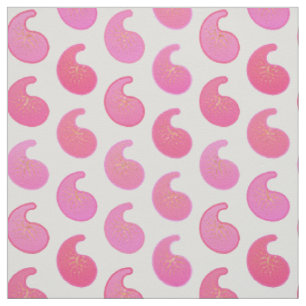 Peppermint, rosa Paisley, weiß Stoff