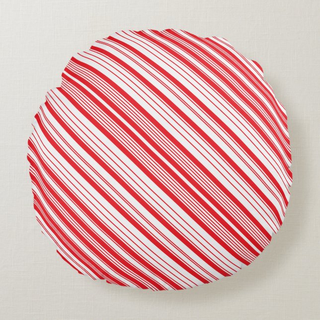 Peppermint Rundwurfkissen Rundes Kissen (Vorderseite)