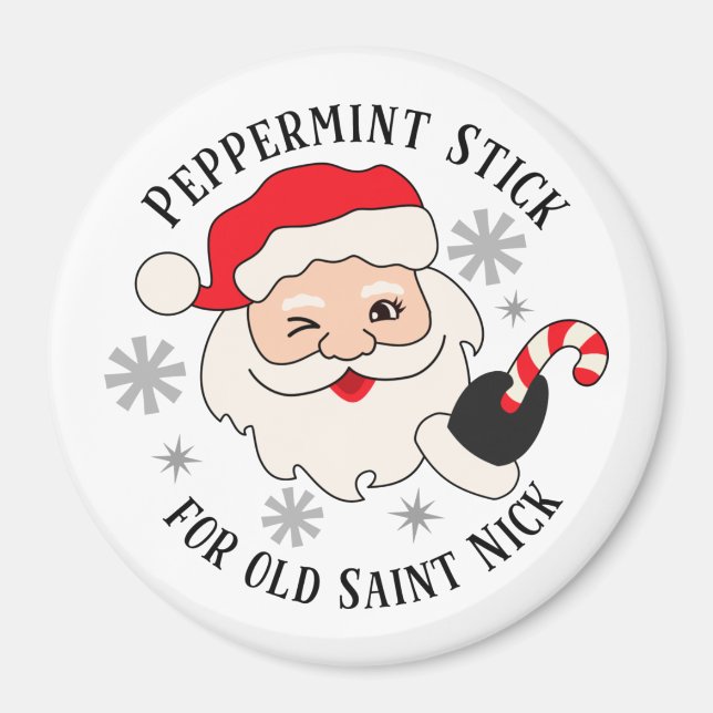 Peppermint Stick für das alte Saint-Nick Magnet (Vorne)