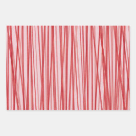 Peppermint-Stick Geschenkpapier Set