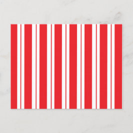 Peppermint Stripes Christmas Candy Cane Postkarte
