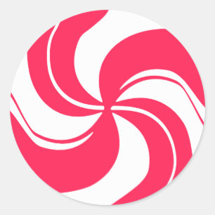 Peppermint Swirl Aufkleber