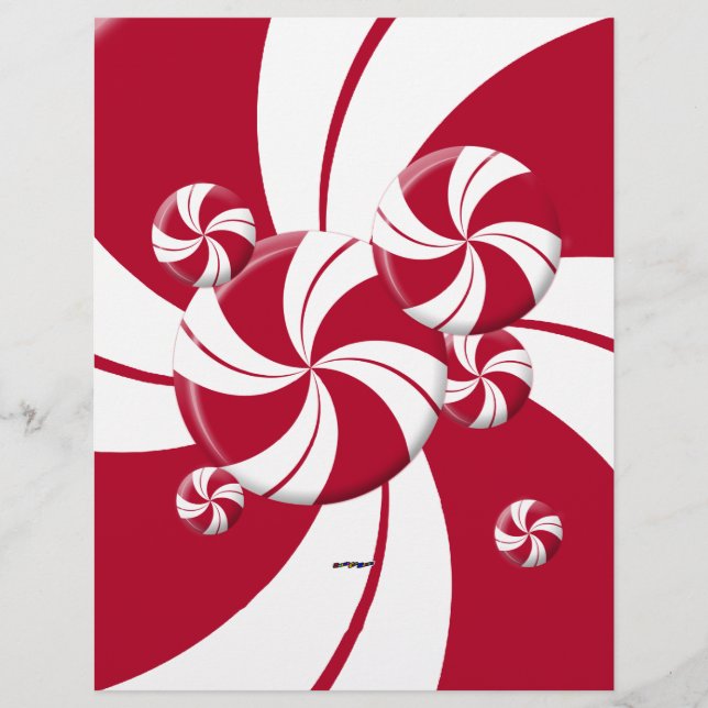 Peppermint Swirl Stripe Candy (Vorderseite)