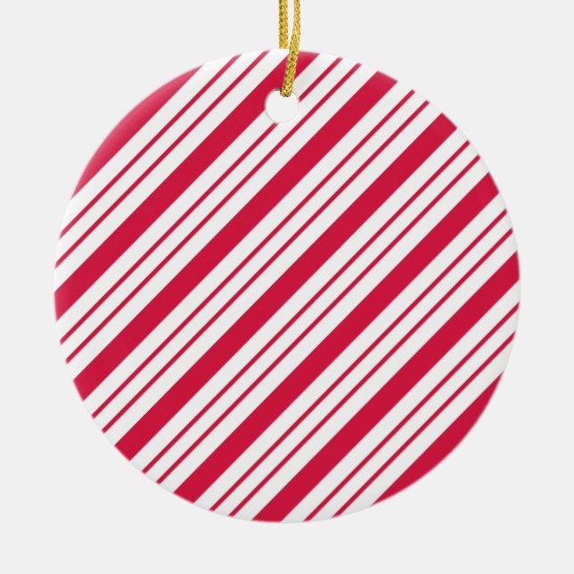 Peppermint Weihnachts Candy Ornament (Vorne)