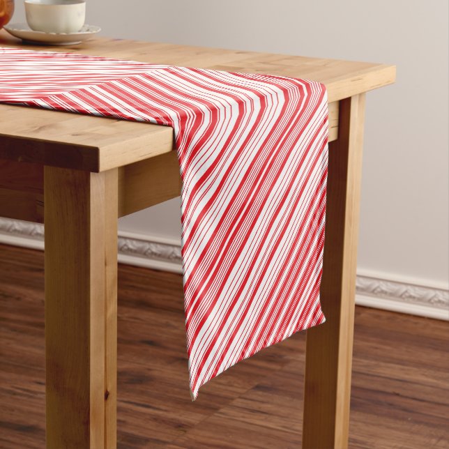 Peppermint Zickzack Table Runner Großer Tischläufer (Beispiel)