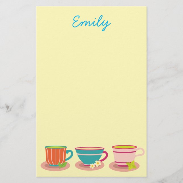 Peppermintee für Teeliebhaber Briefpapier (Vorderseite)