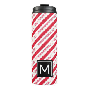 Pepperminze Candy Cane Weihnachtstherme Tumbler Thermosbecher