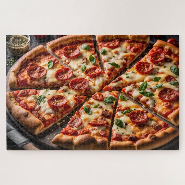 Pepperoni & Käse Pizza (Horizontal)