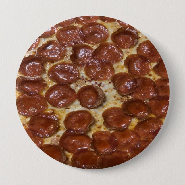 Pepperoni Pizza Button (Vorderseite)