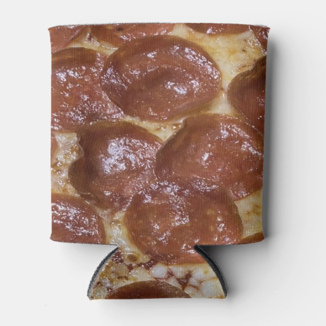Pepperoni Pizza Dosenkühler (Vorderseite)