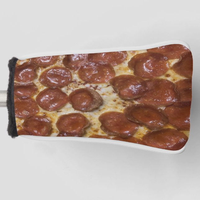 Pepperoni Pizza Golf Headcover (Vorderseite)