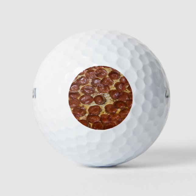 Pepperoni Pizza Golfball (Vorderseite)