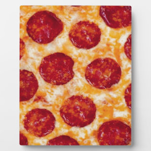 Pepperoni Pizza Hot und Yummy! Fotoplatte