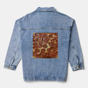 Pepperoni Pizza Jeansjacke