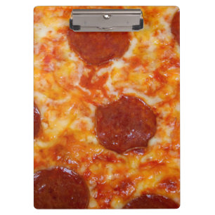 Pepperoni-Pizza Klemmbrett
