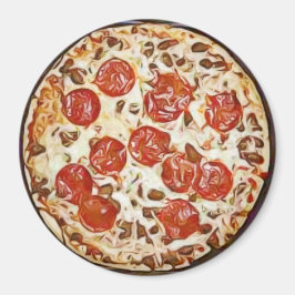 Pepperoni Pizza Kühlschrank Magnet