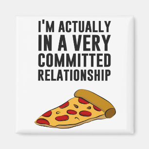 Pepperoni-Pizza-Liebe - ein ernstes Verhältnis Magnet