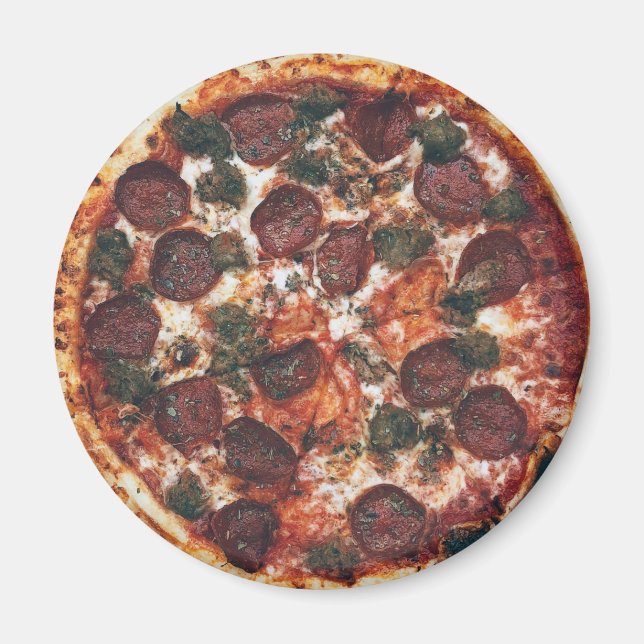 Pepperoni Pizza Magnet (Vorne)