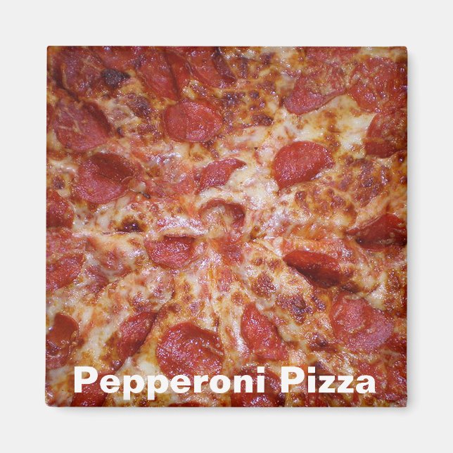 Pepperoni Pizza Magnet (Vorne)