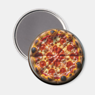 Pepperoni Pizza Magnet