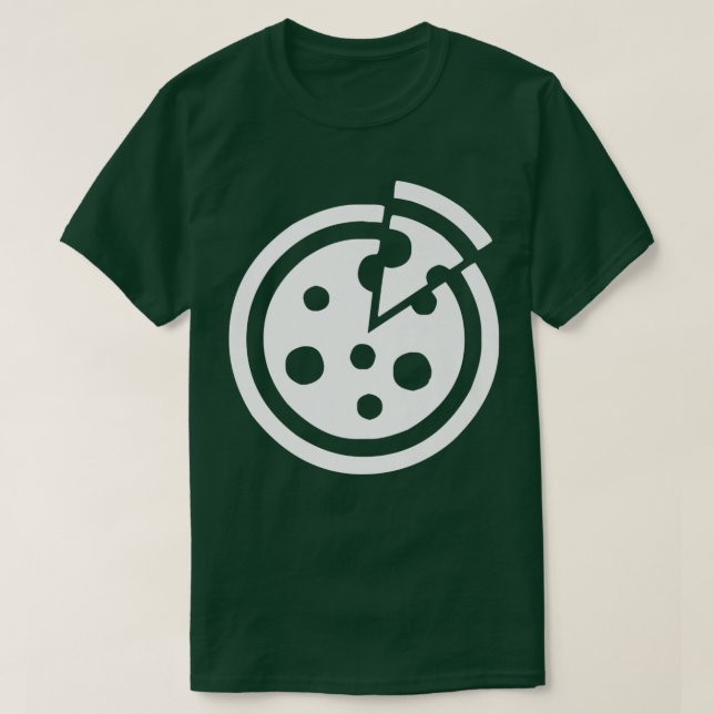 Pepperoni Pizza Mitarbeiter Uniform  T-Shirt (Design vorne)