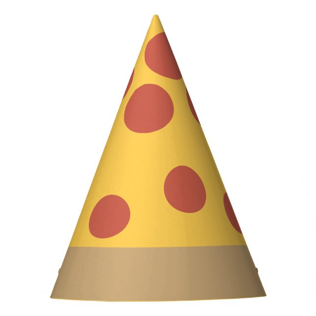 Pepperoni Pizza Party Hat Partyhütchen (Vorderseite)