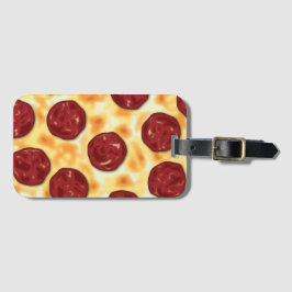 Pepperoni Pizza Pattern Gepäckanhänger