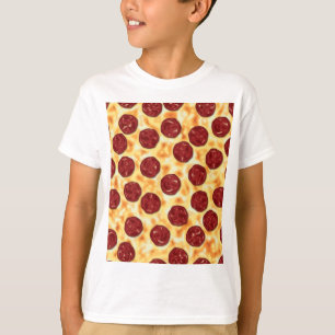 Pepperoni Pizza Pattern T-Shirt