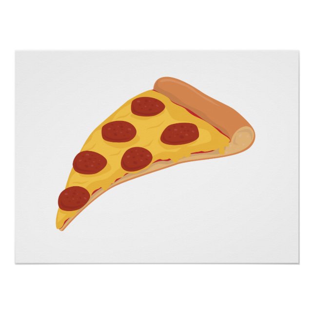 Pepperoni pizza poster (Vorderseite)