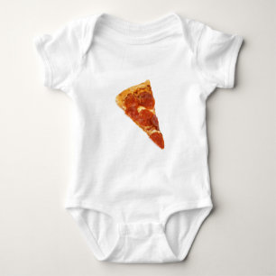Pepperoni-Pizza-Scheibe Baby Strampler