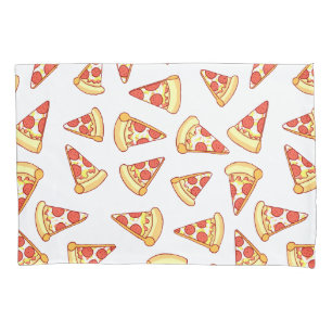 Pepperoni-Pizza-Scheibe, die Muster-Kissenbezug Kissenbezug